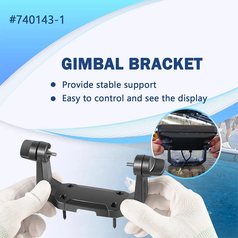 740143-1 Gimbal Mount Kit,for Humminbird Helix-5 Series Fish Finder Models, Replacement for GM H5, Adjustable Fishfinder Bracket