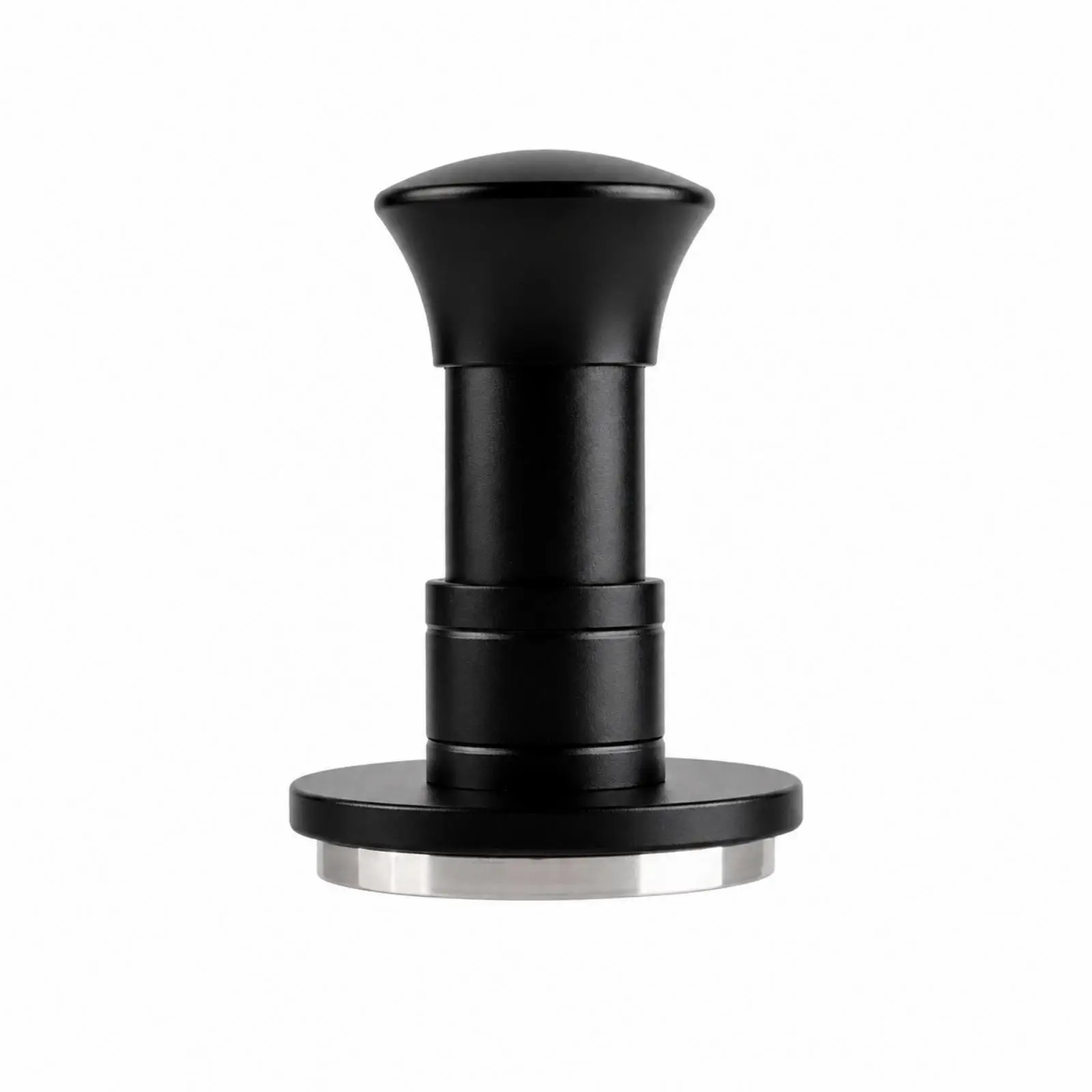 Spring-Loaded Coffee Tamper Quiet Operation Espresso Tamper with Stainless Steel Base Calibrated Pressure Consistent Extraction
