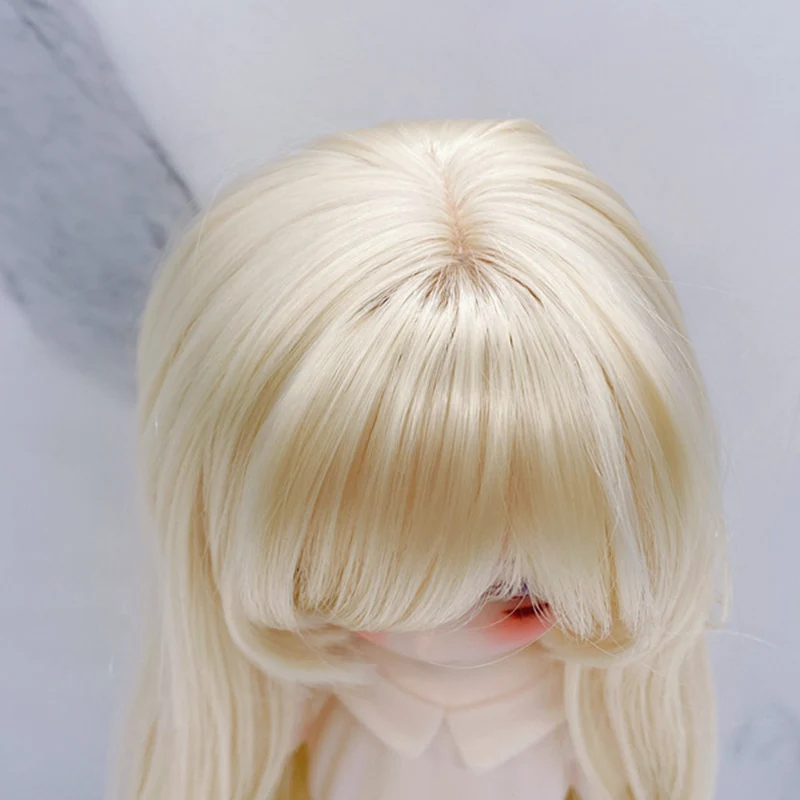 New 1/3 & 1/4 & 1/6 Bjd Doll\'s Wig 60cm Ye Luoli Doll Dress Up Accessories with Bangs Not Include Doll