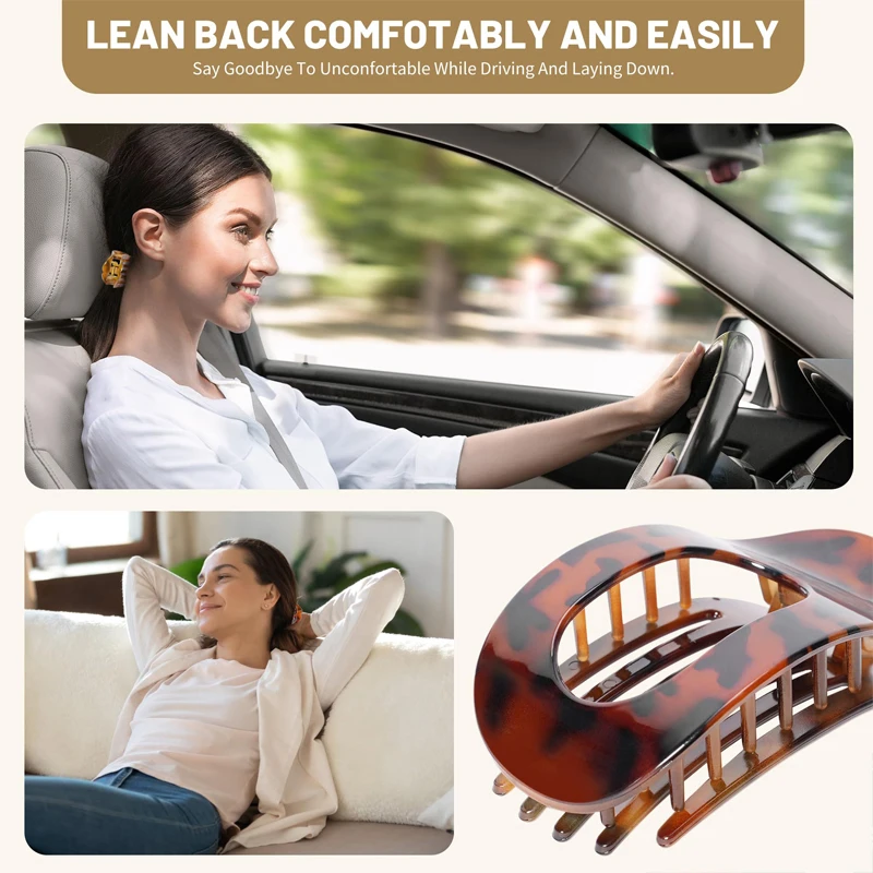 レディース用フラットヘアクリップ、フレンチ韓国風ヘアクロウアクセサリー、トレンドヘアピンクリップ、レオパードヘアクリップトップ、シンプルヘッドピース