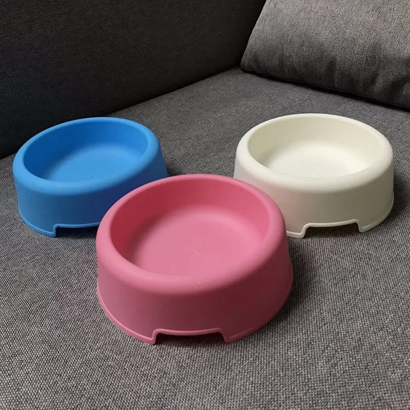 Pet Food Bowl Cat Dog Water Feeding Bowl Durable Plastic Pet Standing Bowl Feeder Pets Cats Dogs Feeding Accessories