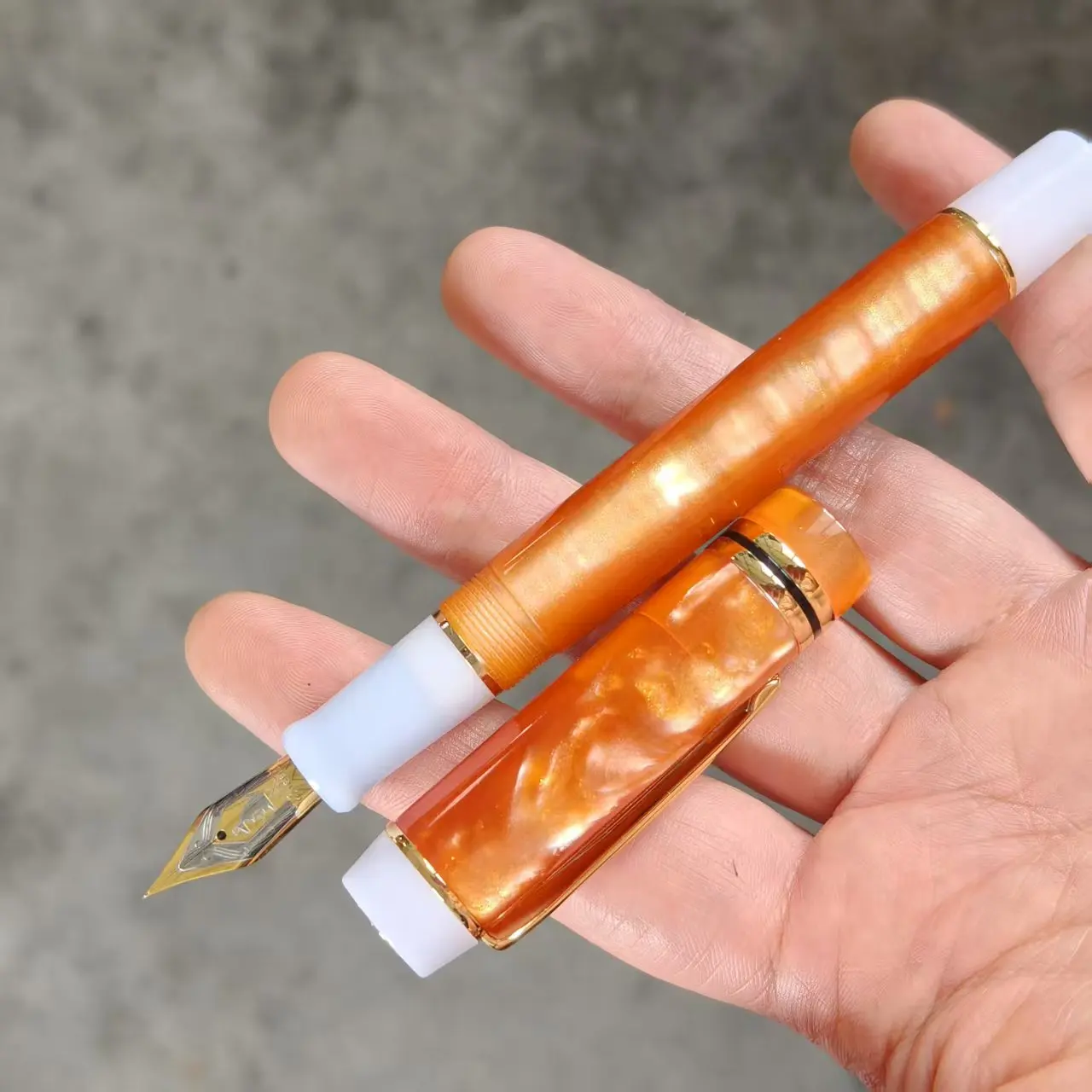 Kaigelu 316 Fountain Pen Personality Splicing Color Collision Series Writing Fine Nib EF F M Office Planner Business Iridium Pen