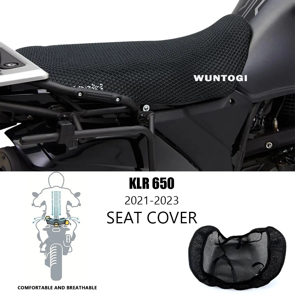 KLR 650 accessories Motorcycle Seat Cover for Kawasaki KLR 650 KLR650 2021 2022 2023 Seat Protect Cover KLR650 Seat Cover Heat