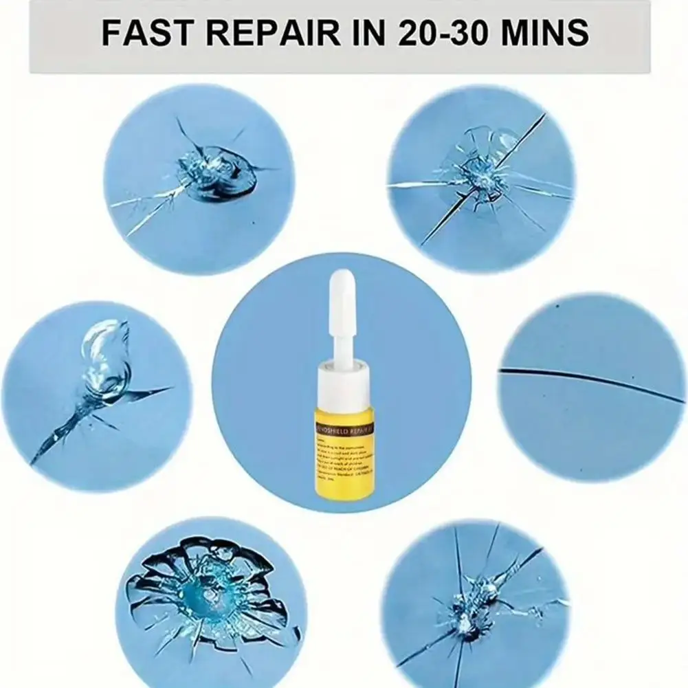 زجاج سيارة متصدع أداة إصلاح لتقوم بها بنفسك نافذة السيارة شاشة الهاتف طقم تصليح الزجاج الغراء علاج الخدش استعادة الكراك الزجاج Aut M9M9 #6