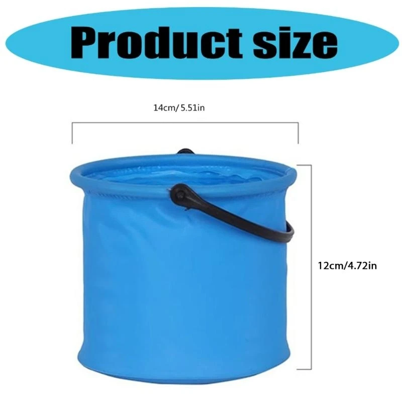 Sauveillance seau sable pliable pour les enfants Voyages plage d'été jeu piscine