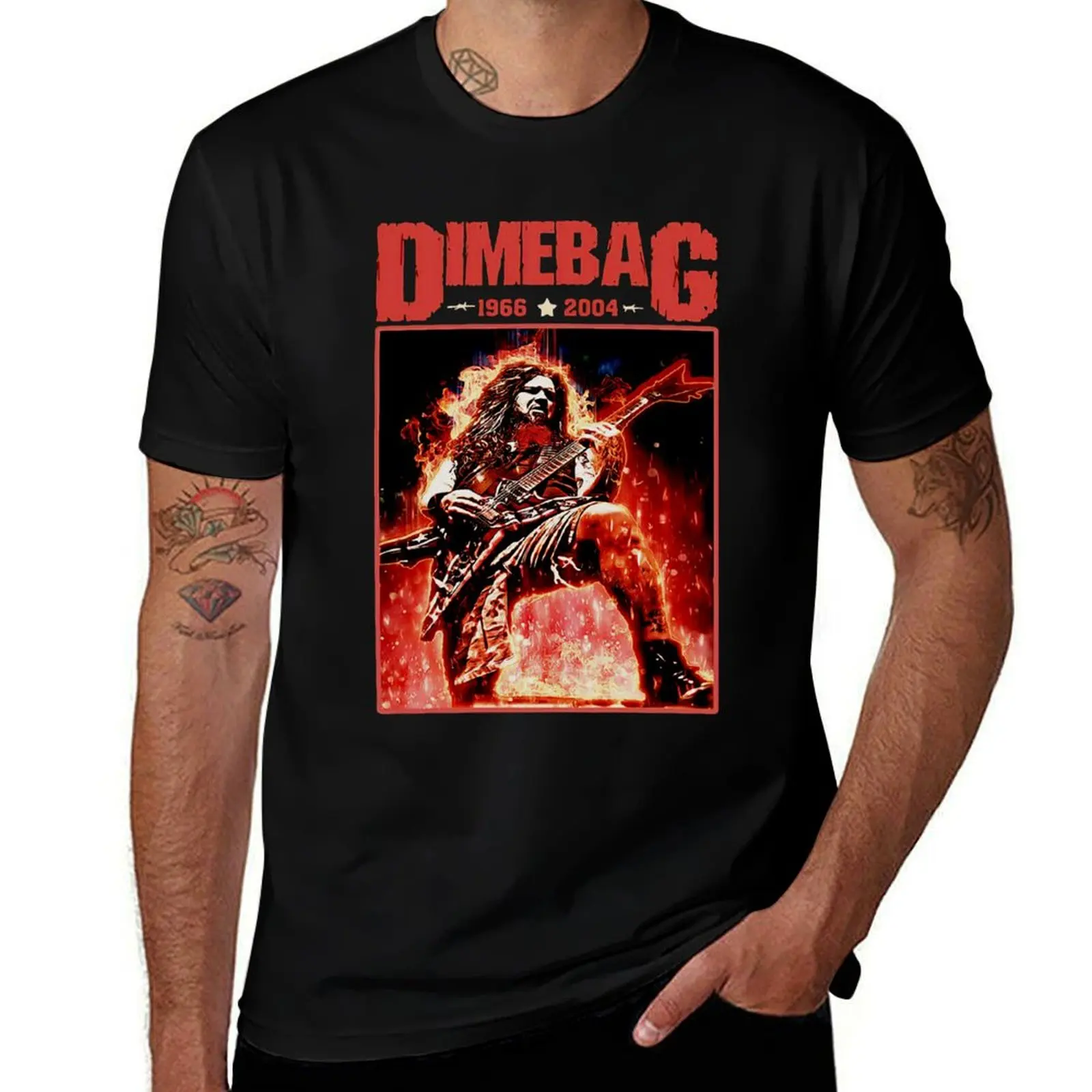 

Dimebag Darrell guitarist 1966-2004 The Memories Gifts Fan Music T-Shirt t shirt men 100% cotton luxury brand T-Shirt