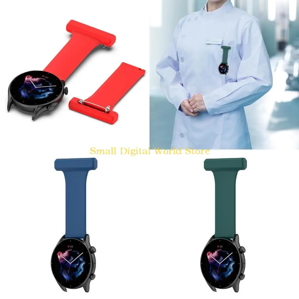 

77UB Cilica Brooch Brap Band 22 мм для Honorwatch Dream xiaomihaylou RS4 LS12 Venu 2 Доктор медсест