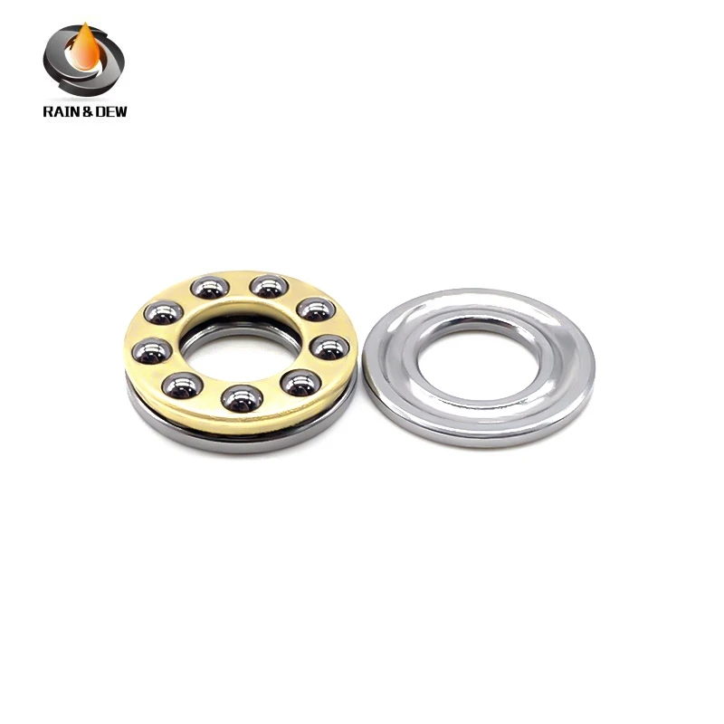 10PCS F5-12M Miniature Bearing 5x12x4 mm ABEC-7 Thrust Axial F5 12M Ball Bearings With Grooved Raceway F5 12 M