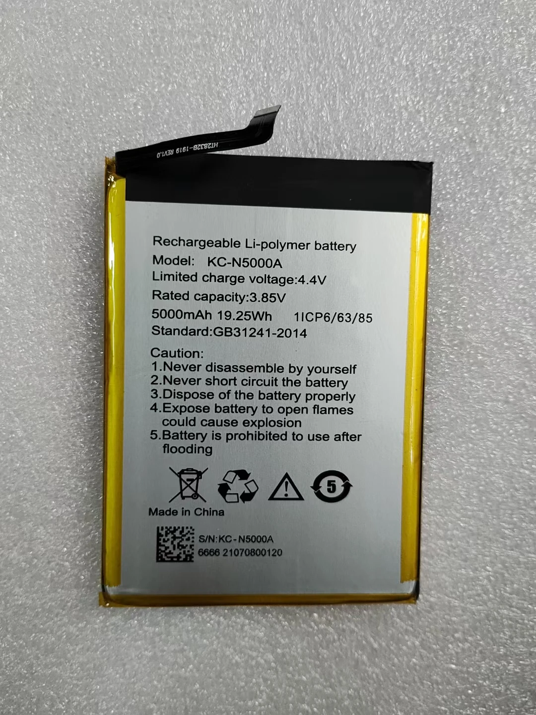 

In Stock 100% Original for OUKITEL KC-N5000A battery 5000mAh new production date for OUKITEL KC-N5000A battery