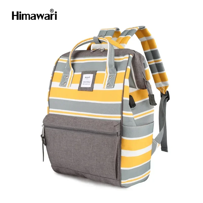 Fashion Anti-theft Travel Backpack Striped Mutil Color Female Backpack Waterproof Schoolbag Casual Shoulder Bag Bolsas Femenina