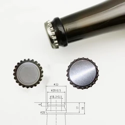 30 pcs/lot champagne bottle cap champagne lid for DIY homebrew tool