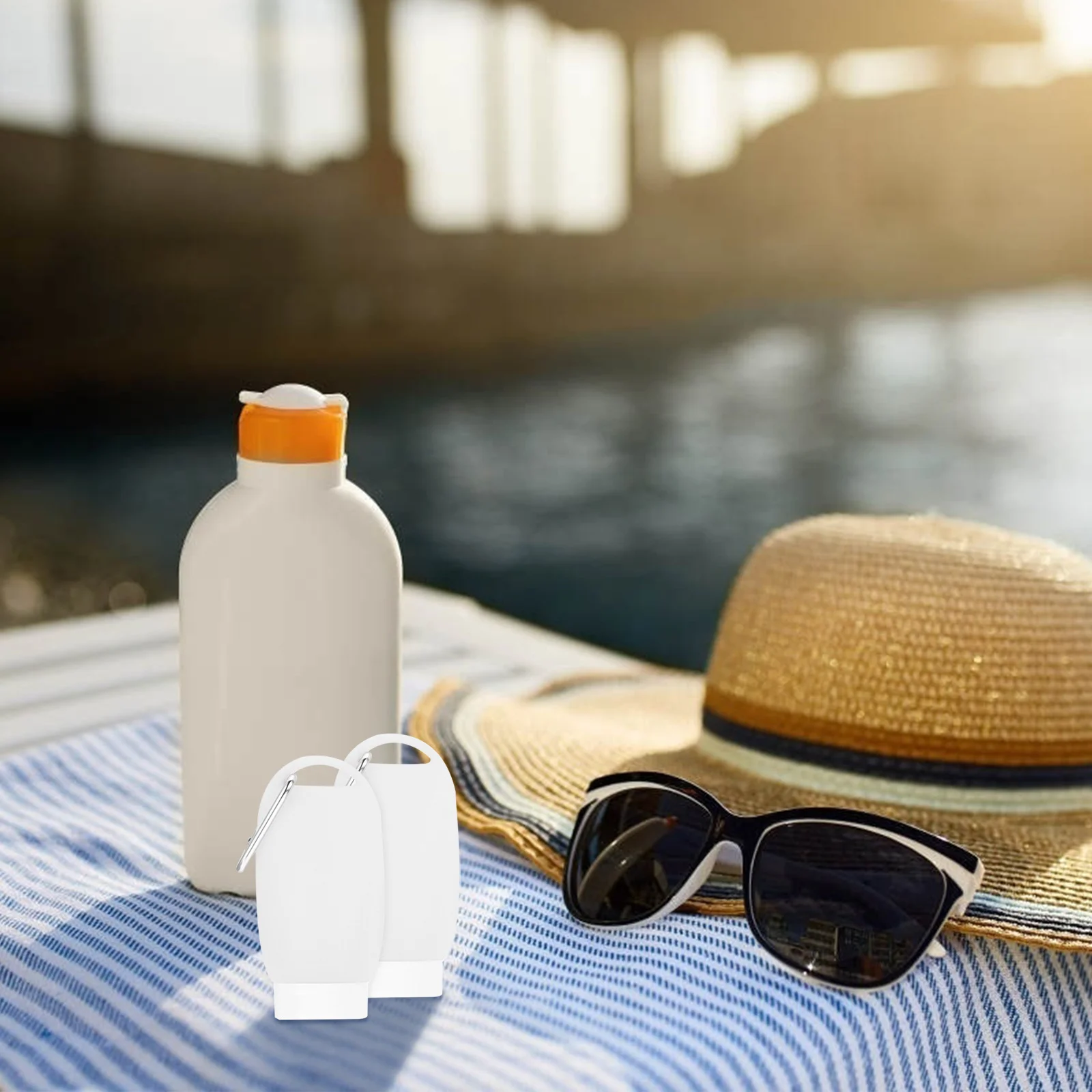 10 stuks siliconen overdracht draagbare hervulbare container voor etherische olie parfum lotion lege fles mini reisfles