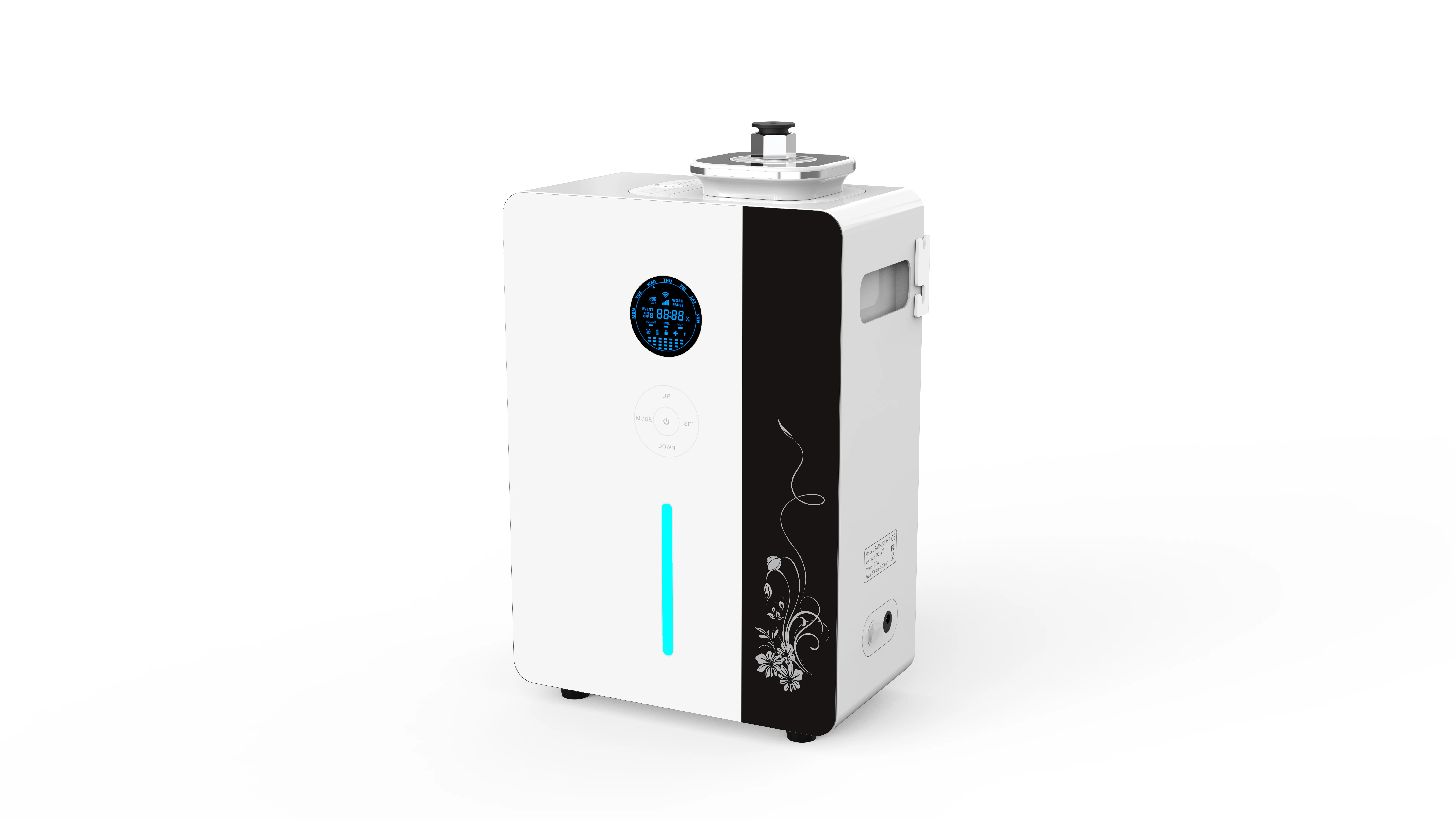 Factory Direct Sell Metal App Smart Machine Scent Fragrance Silent 360 Degree Waterless Automatic Spray Aroma Oil Diffuser 800ml