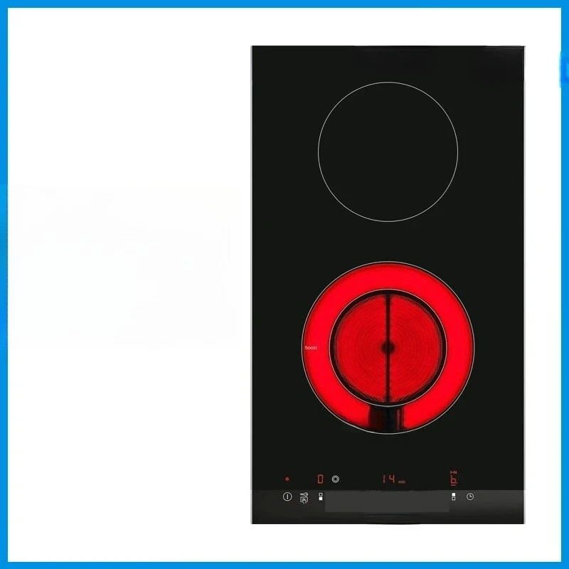 Home Electric Pottery Stove Two Eyes Vertical High Power Non Tipping Pot for Rapid Heating