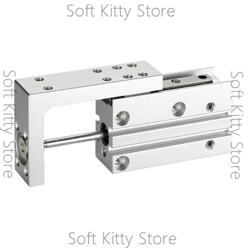 MXH6 MXH10 MXH16 MXH20 Rail Cylinder Precision Pneumatic Air Linear Side Rail Guide Rod Cylinder Slide Cylinder
