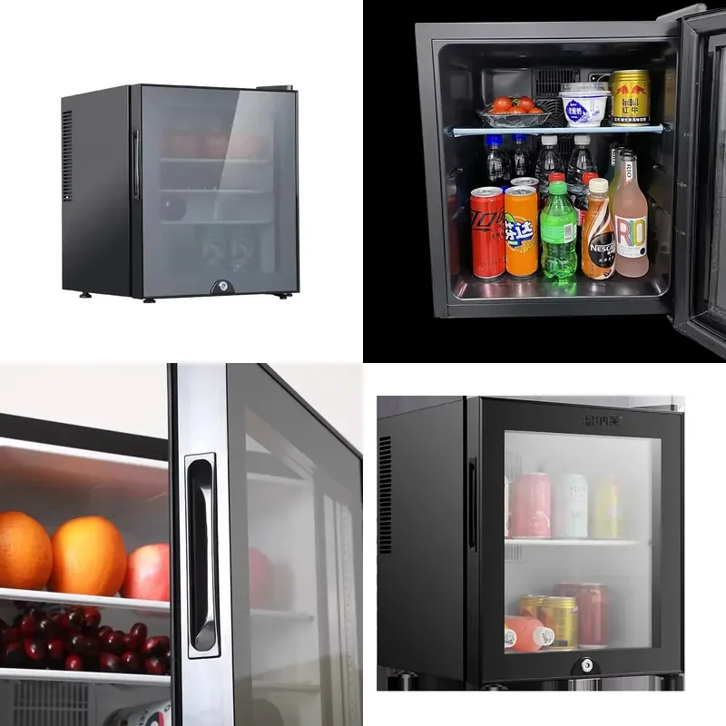 for  30 Liter Glass Door Mini Hotel Refrigerator Compact Compressor Constant Temperature Control