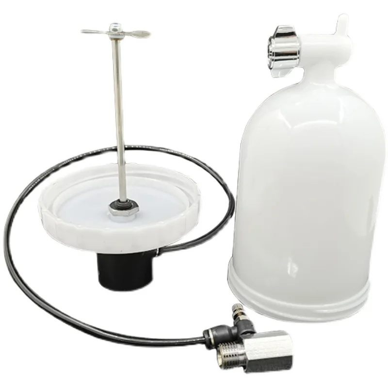 

PC-4S Automatic Stirring Spray Kettle 400ML Aluminum Alloy Paint Kettle W101 Spray Gun