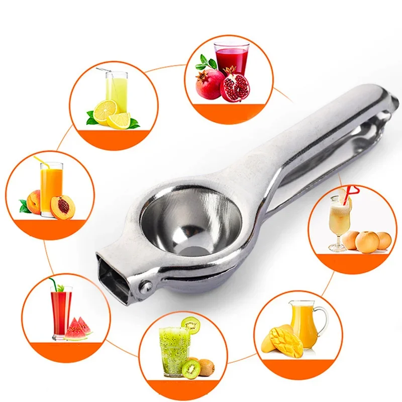 Stainless Steel Lemon Squeezer Manual Citrus Lemon Squeezer Lime Squeezer Press Citrus Juicers Hand Squeezer Kitchen Accessories