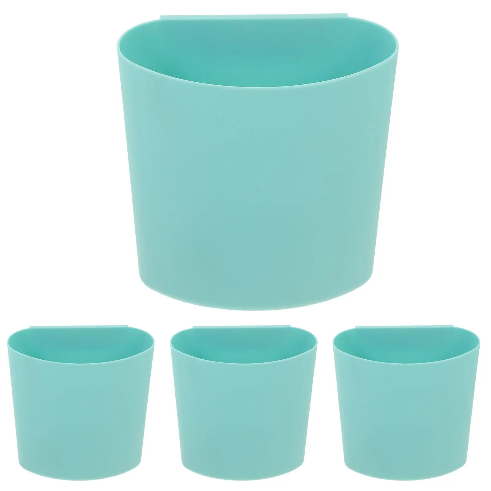 Hanging Storage Containers Cup Shelf Basket Holder Waste Small Bucket Shopping Cart