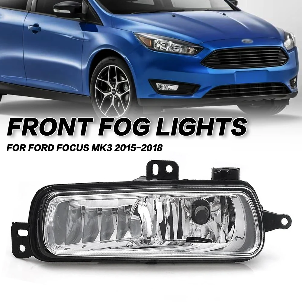 Front bumper fog lights daytime running lights suitable for Ford Focus MK3 2015 2016 2017 2018
