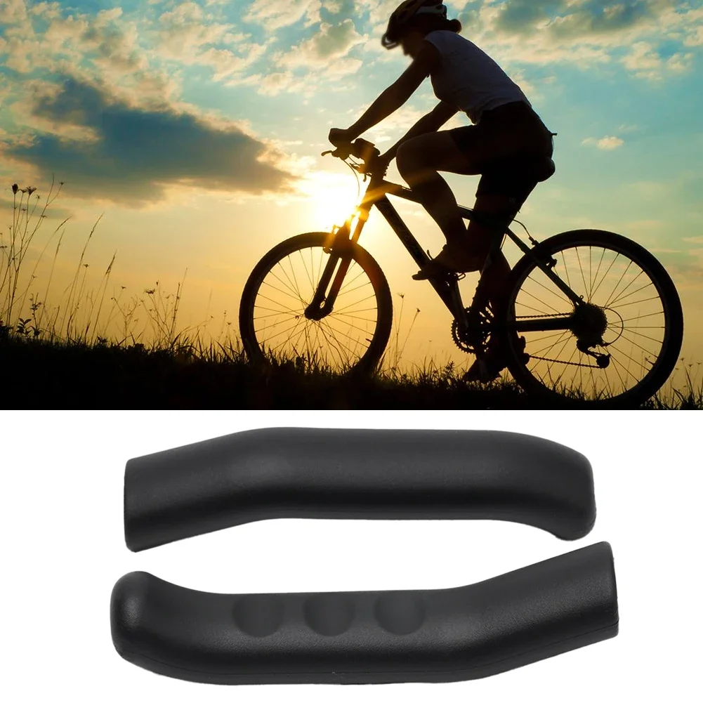 2pcs Bicycle Brake Lever Silicone Cover For Mountain Bike Easy To Install Protects Against Finger Pressure Black/Red/Blue/Green - Image 2