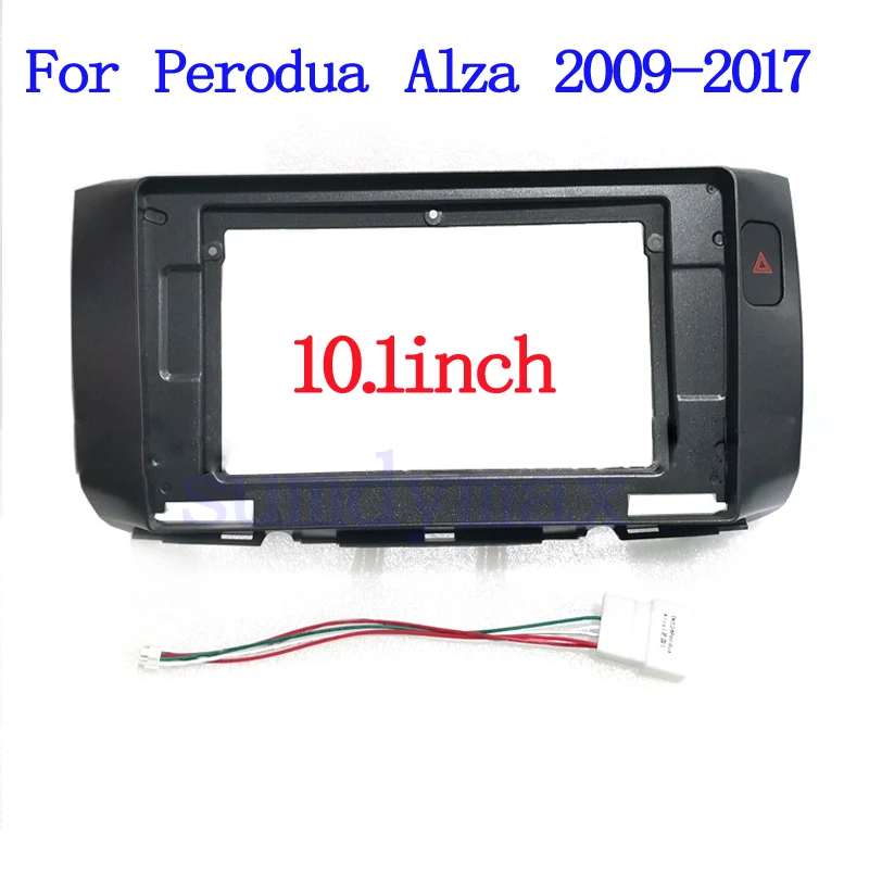 

2 Din 10,1-дюймовый автомобильный радиоприемник с установкой DVD GPS Mp5 ABS PC Пластиковая рамка для автомобильной панели Perodua Alza 2009-2017