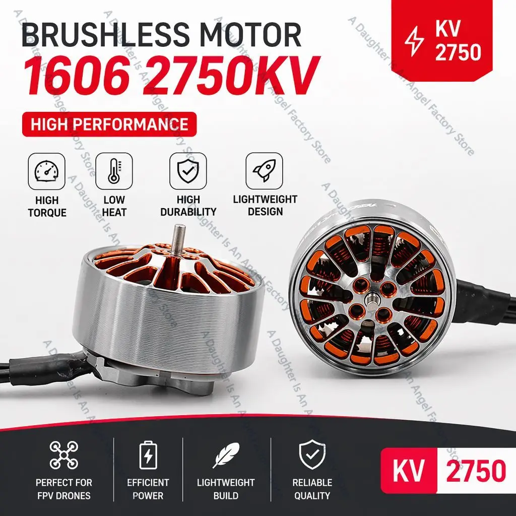 SPARKHOBBY XSPEED 1606 Strange Phenomenon 25 Crossover Machine Brushless Motor 12MM Hole Distance 4S6S