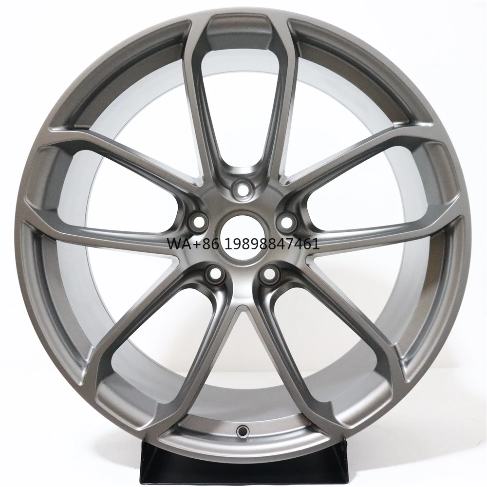

for Custom Forged Wheels Gun Grey Original Design Rims 18 19 20 Inch 5*112 66.6 718 911 Luxury high-end customization