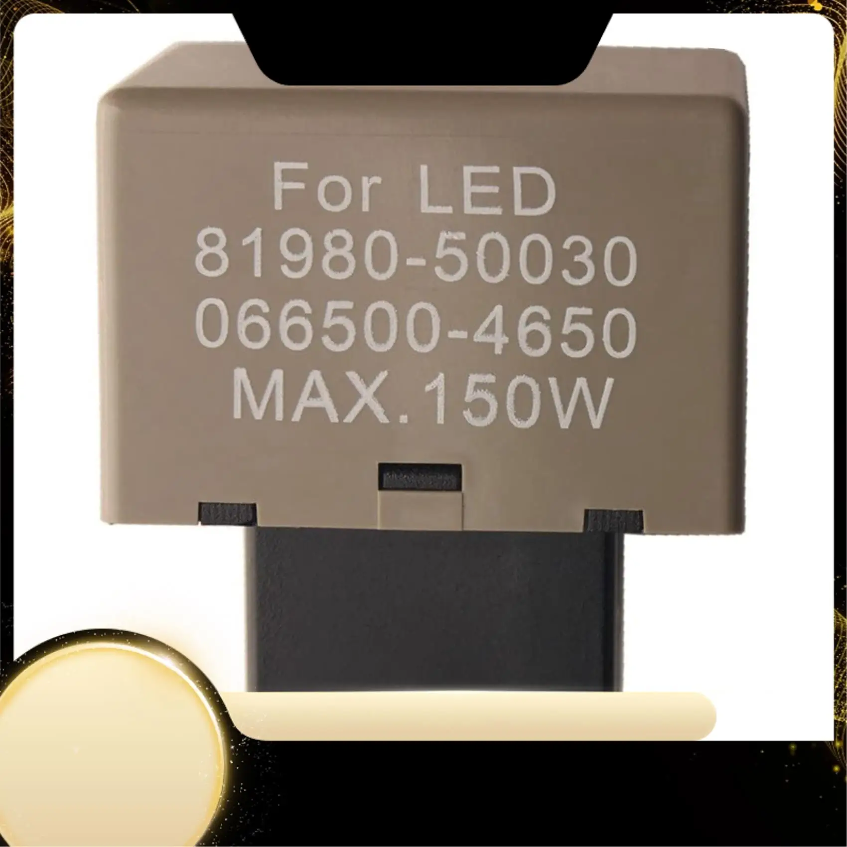 

Car Accessories 8-Pin Electronic Flasher Relay For Toyota Lexus LED Bulb 81980-50030 066500-4650