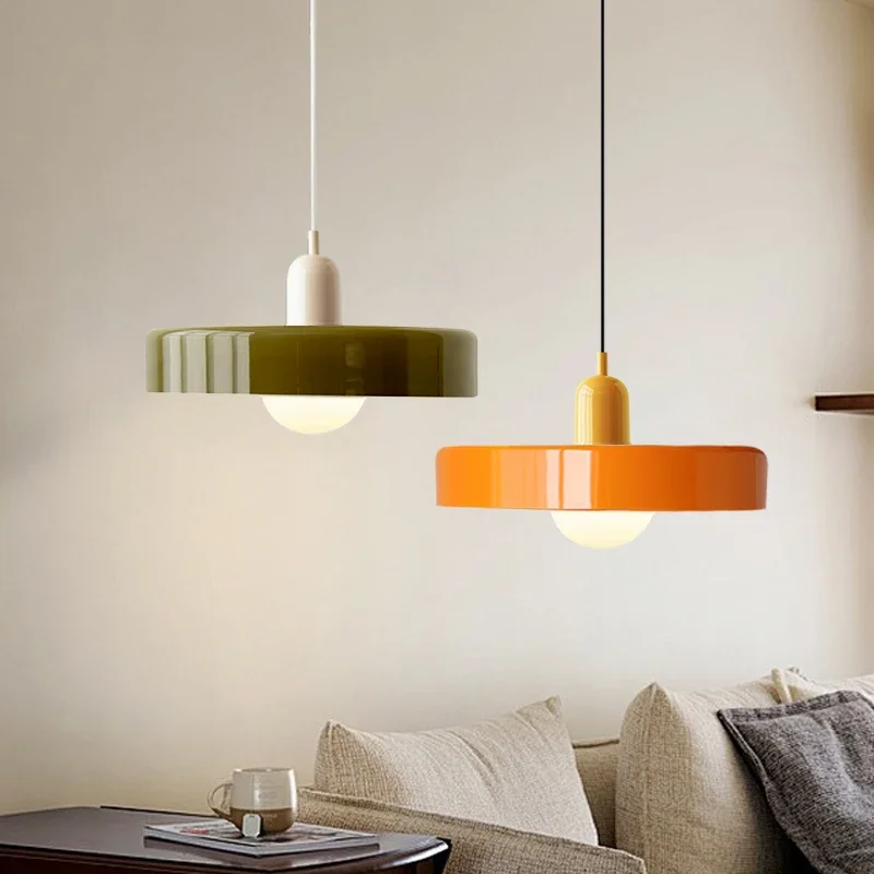 Nordic Glass Pendant Lights 35CM Dining Room Hanging lamp For Bedrooms Living Rooms Study Indoor Home Decoration Fixtures Lustre