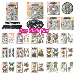 Aall& Create Maze Wheel Clockspire Steamheart Precision Paws Metal Cutting Dies Stamps for DIY Scrapbook Handmade June 2026 New