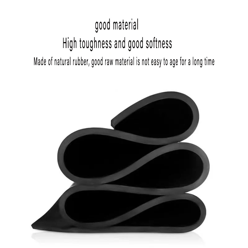 Black Solid Rubber Gasket, Damping Pad, Marine Gasket, Wear-Resistant, Non-slip Insulating Rubber Plate, Thick