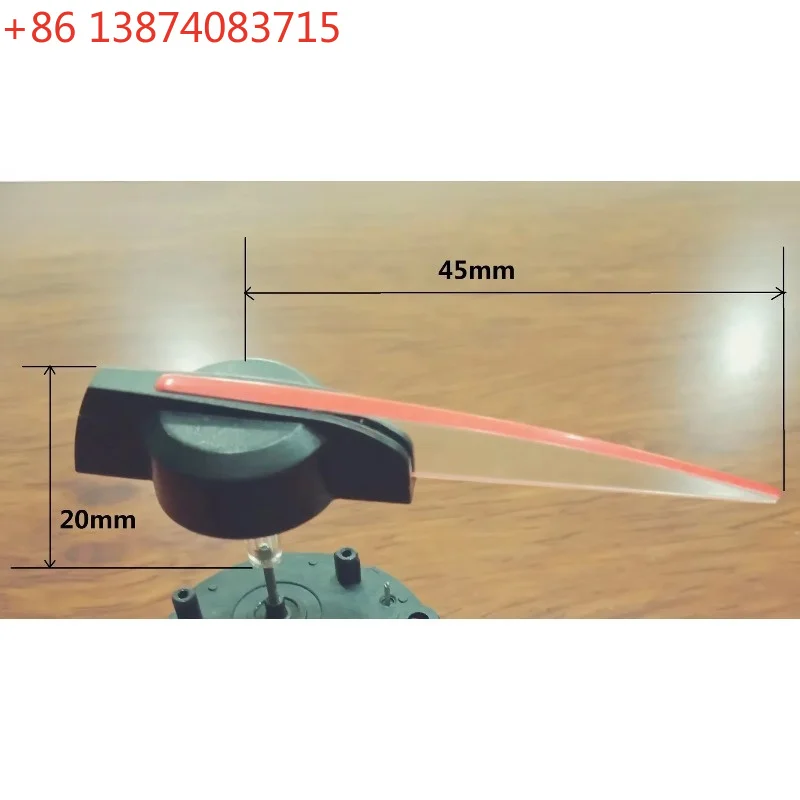 inner hole 1mm 45mm Car instrument meter pointer red plastic cluster
