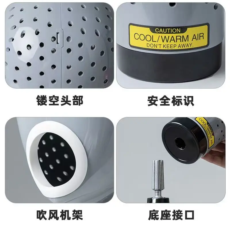 

Mannequin Head Quick Blow Dry Wig Blow Dryer Head Mold Hair Styling Head Cover Dryer