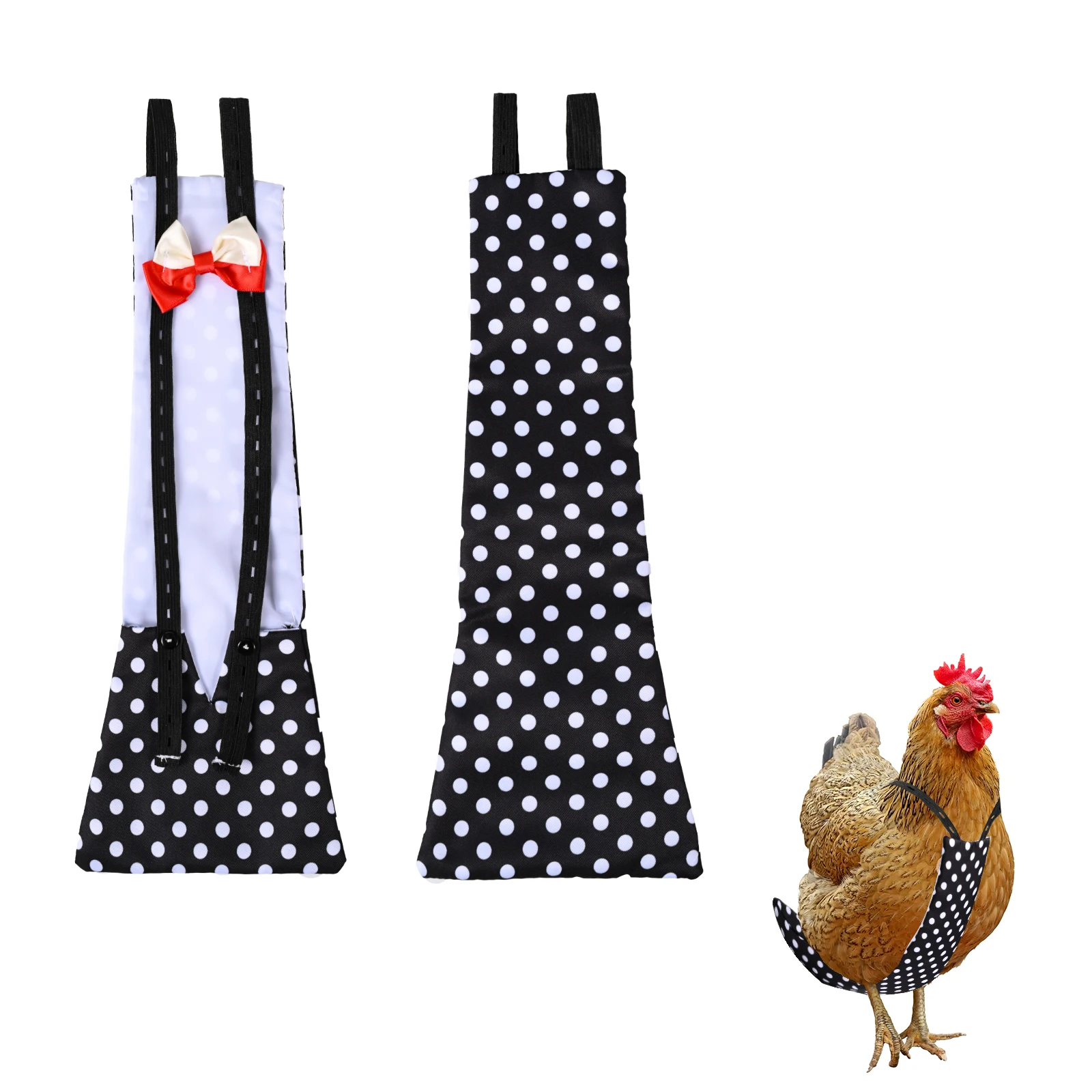 Chicken Duck Goose Diaper Washable Pet Bow Tie Diapers For Hens Roosters Poultry