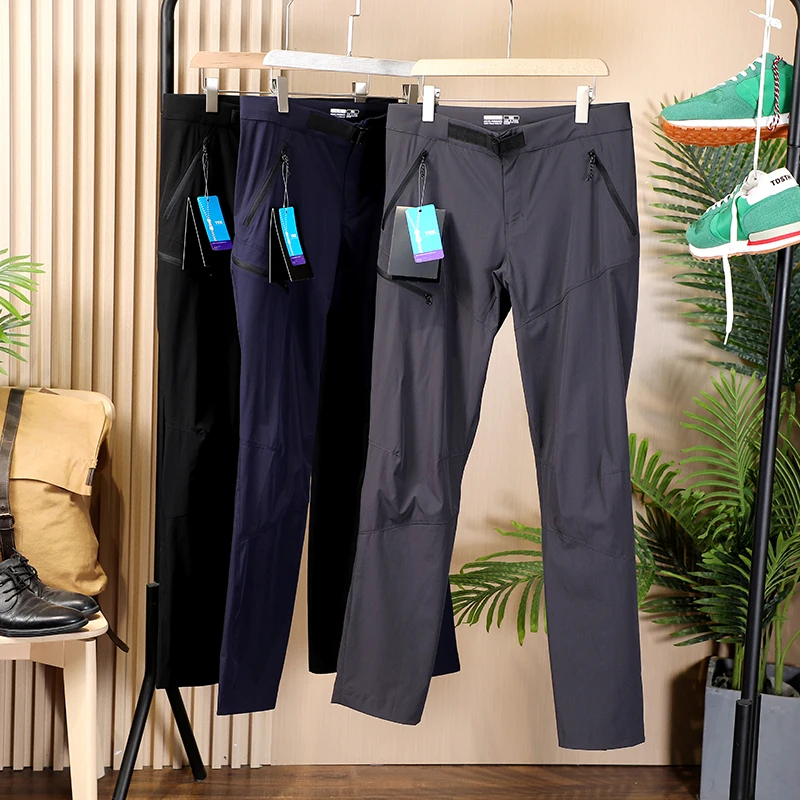 

Мужские уличные легкие водонепроницаемые дышащие брюки Qui Dry Soft ell с 3D стерео пошивные повседневные брюки