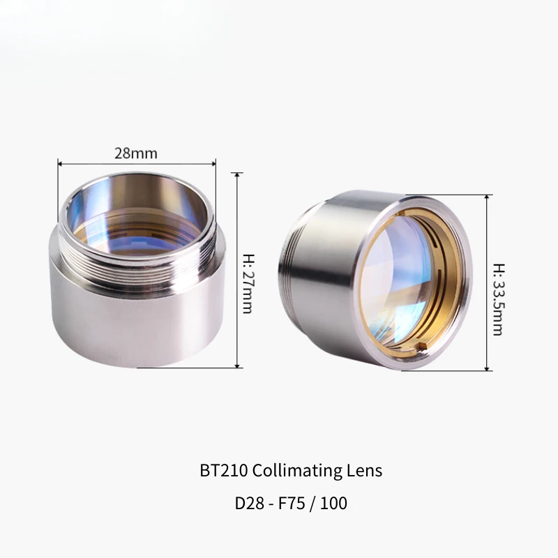 Raysoar D28 F75 F100 F125 F150 Focusing Lens Collimating Lens Assembly 120AH0700A 210FLA3031 for Raytools Cutting  BT210