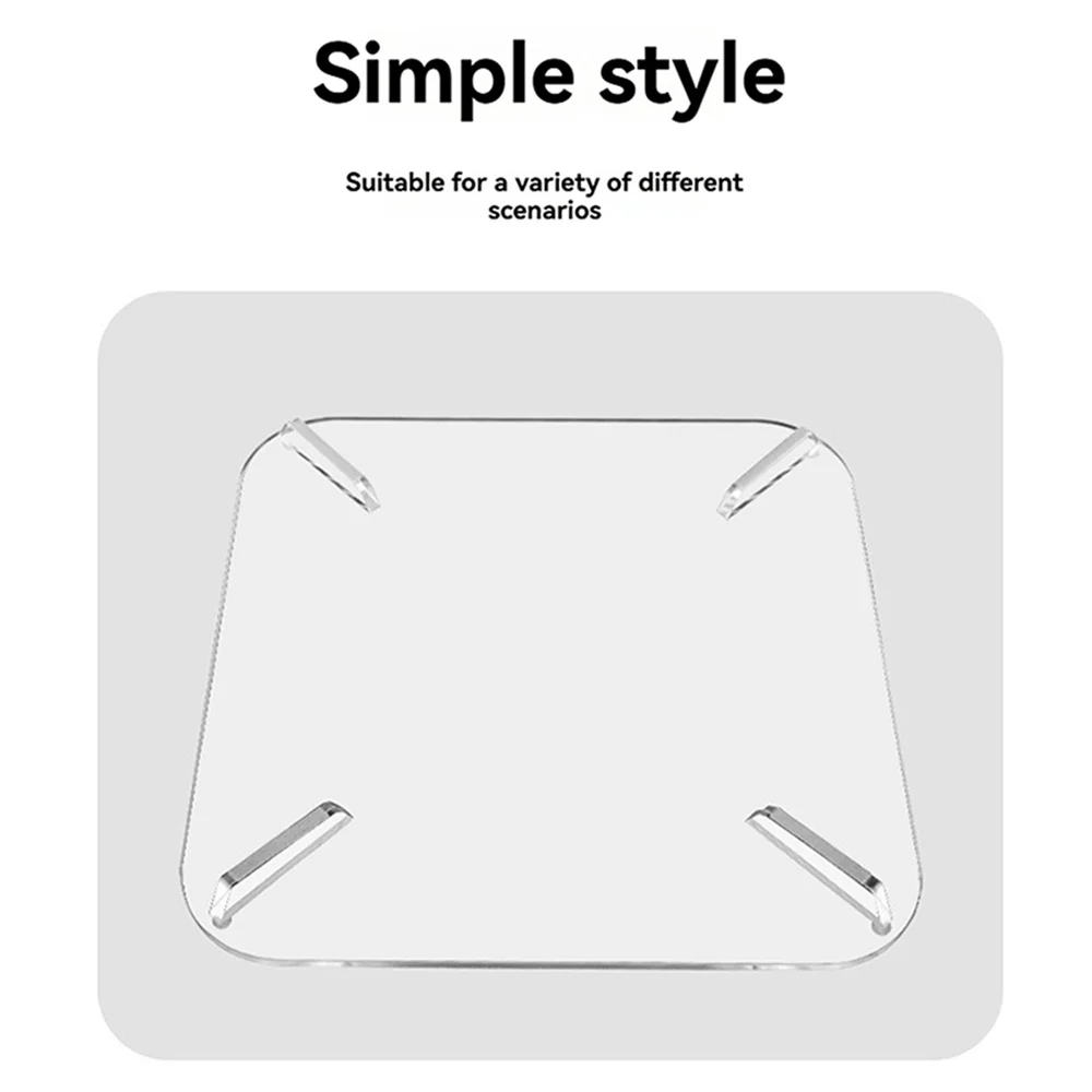 For Mini 2010-2020 M1/M2/ Mini M2 Pro/Mini 2023 Desk Support Base Transparent Anti-Slip Bracket