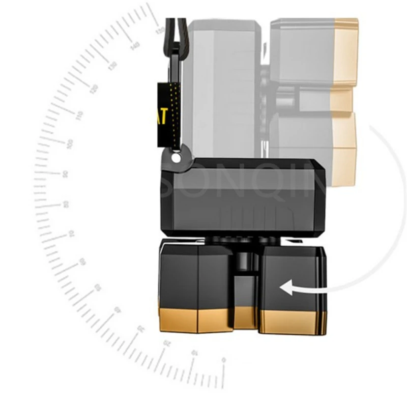 1- 10PCS 5 LED Headlamp Rechargeable with Built in 14550 Battery Strong Light Camping Adventure Fishing Head Light Flashlight