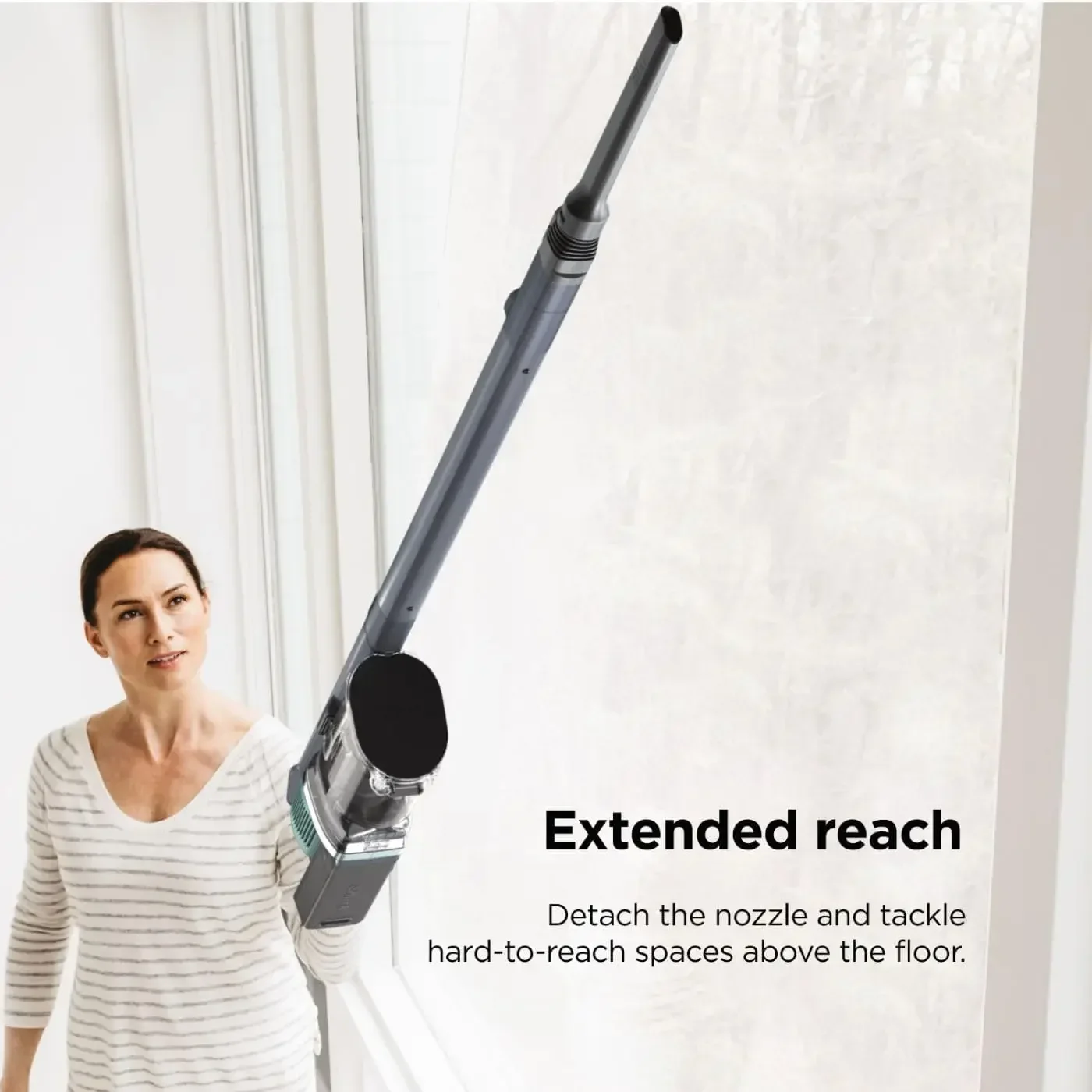 Shark IZ631H Cordless Pro Vacuum with PowerFins and Self-Cleaning Brushroll, Includes Upholstery Tool & Crevice Tool