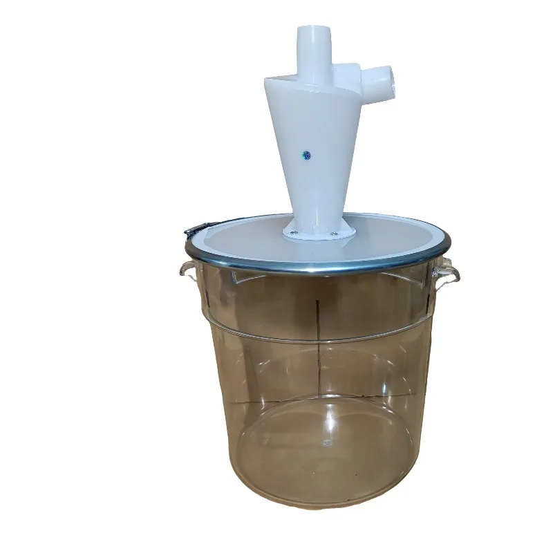 

Small cyclone dust collector Transparent sealed bucket Woodworking cyclone dust collector Cyclone separator Vacuum