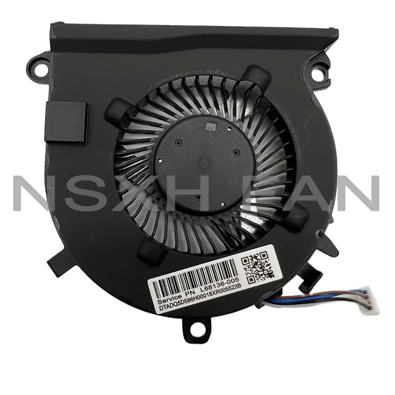 Ventilador de refrigeração CPU para Pavilion Gaming, 15-EC, L77560-001, 15-EC0001NE, 15-EC0045AX, 15-EC0002NG, TPN-Q241, TPN-Q229, Novo