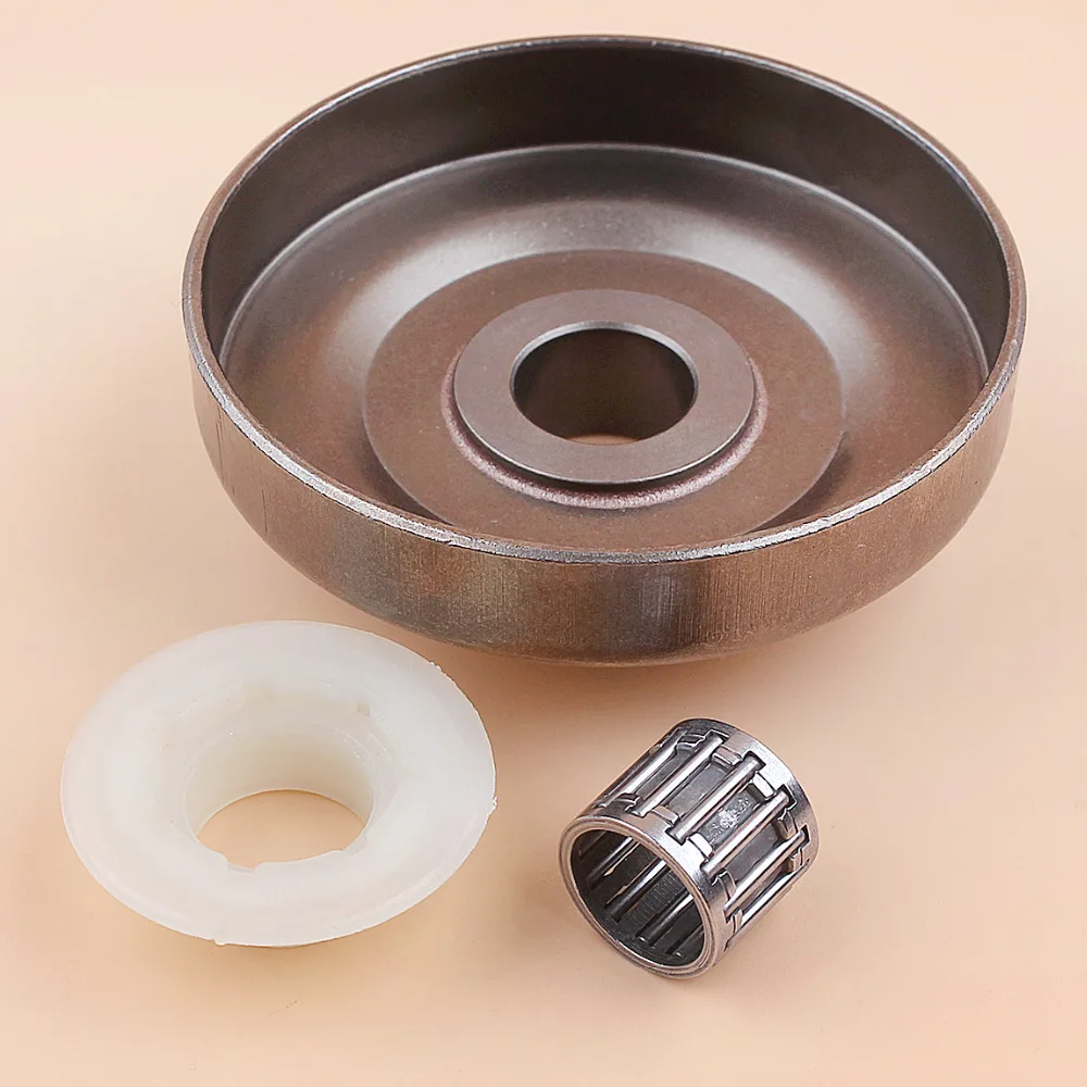 Ensemble d'engrenages à vis sans fin de roulement de tambour d'embrayage pour HUSQVARNA, pièces de tronçonneuse, 357, 359, 350, 351, 353, 357XP, 346XP, Jonsered 2150, 2152, 503980002