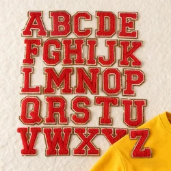 Netherland Oeteldonk A-Z English Letter Patch Mixed Embroidered Iron on Kids Cartoon Patches for Clothes Stickers Badge