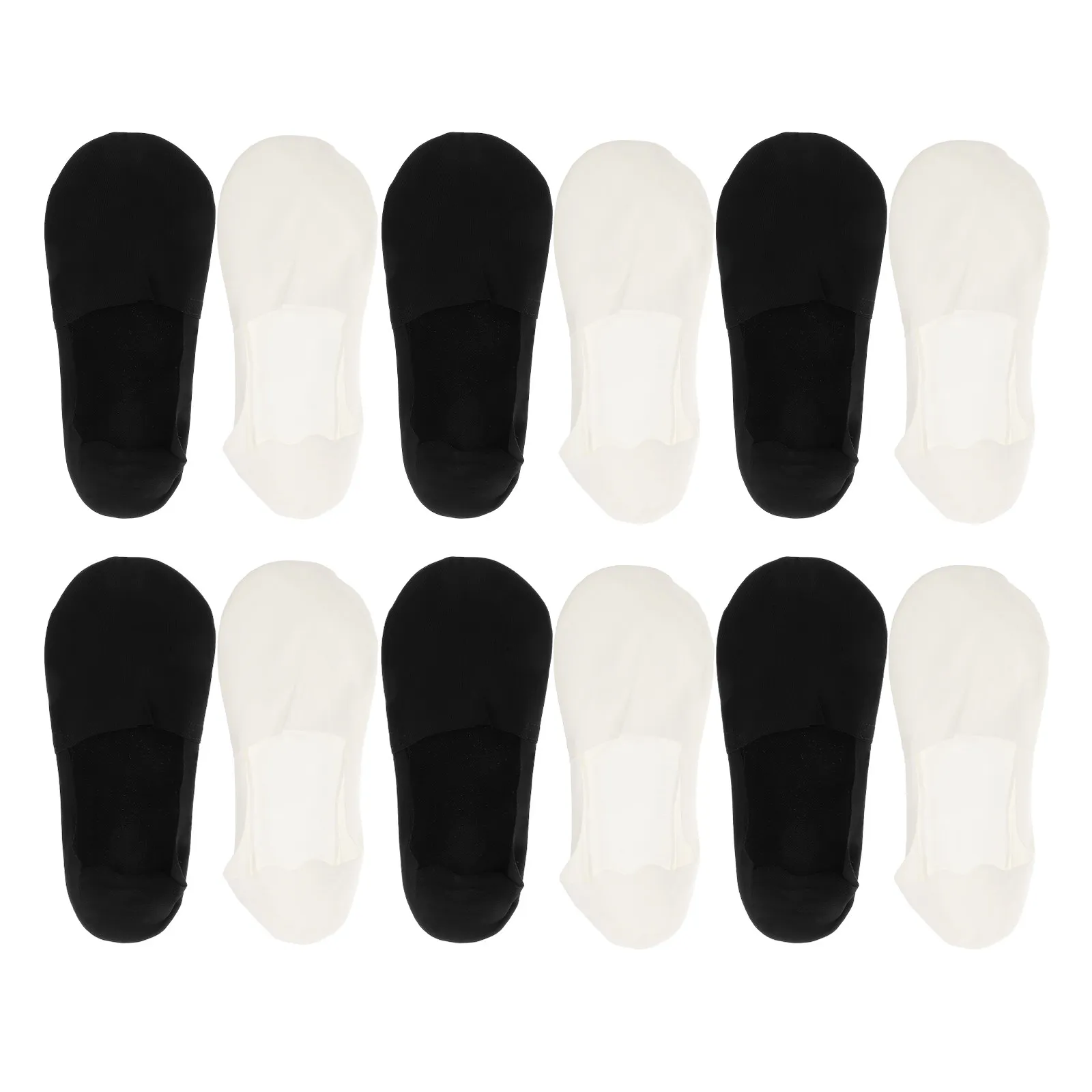 6Pairs Ice Silk Low Cut No Show Socks for Men Breathable Sweat Wicking Invisible Comfort Summer Casual Shoe Matching view 6