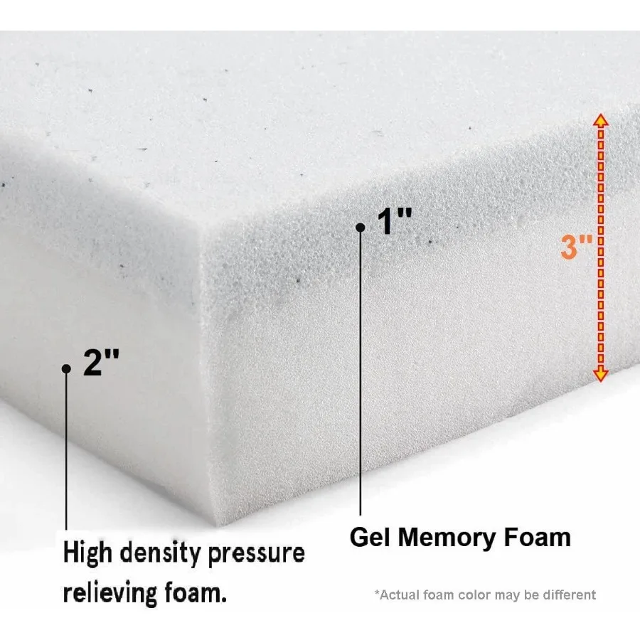 Cama para perros de espuma viscoelástica de gel para mascotas pequeñas a medianas y grandes con cubierta interna impermeable Tela de nailon duradera 1680 en azul Dimensi