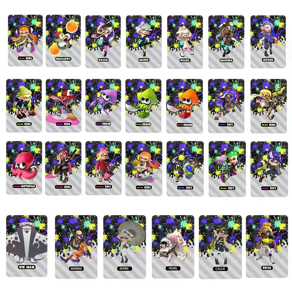 New Pearl Marina Callie Marie card Splatoons 3 card Splatoons ns switch NFC rfid card Splatoons 1 - 3 Linkage