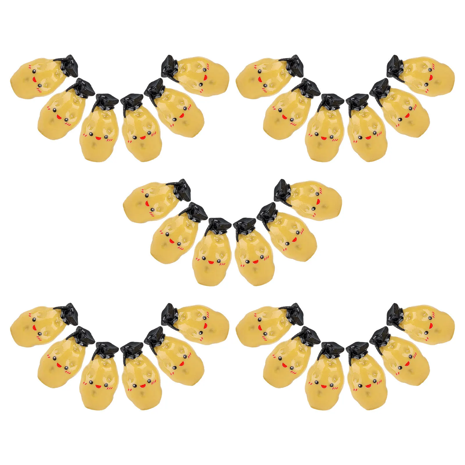 

30pcs Mini Artificial Potatoes Realistic Resin For Graduation Gift Class Reward Christmas Party Favors Decor Car