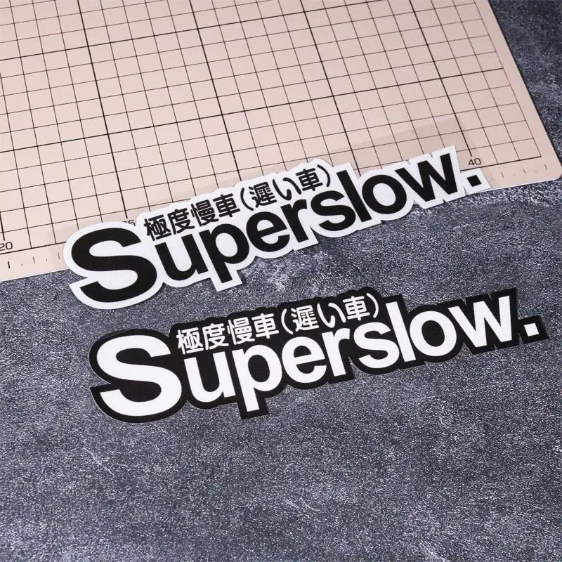 

Мотоциклетные наклейки на шлем Superslow, водонепроницаемая Светоотражающая наклейка