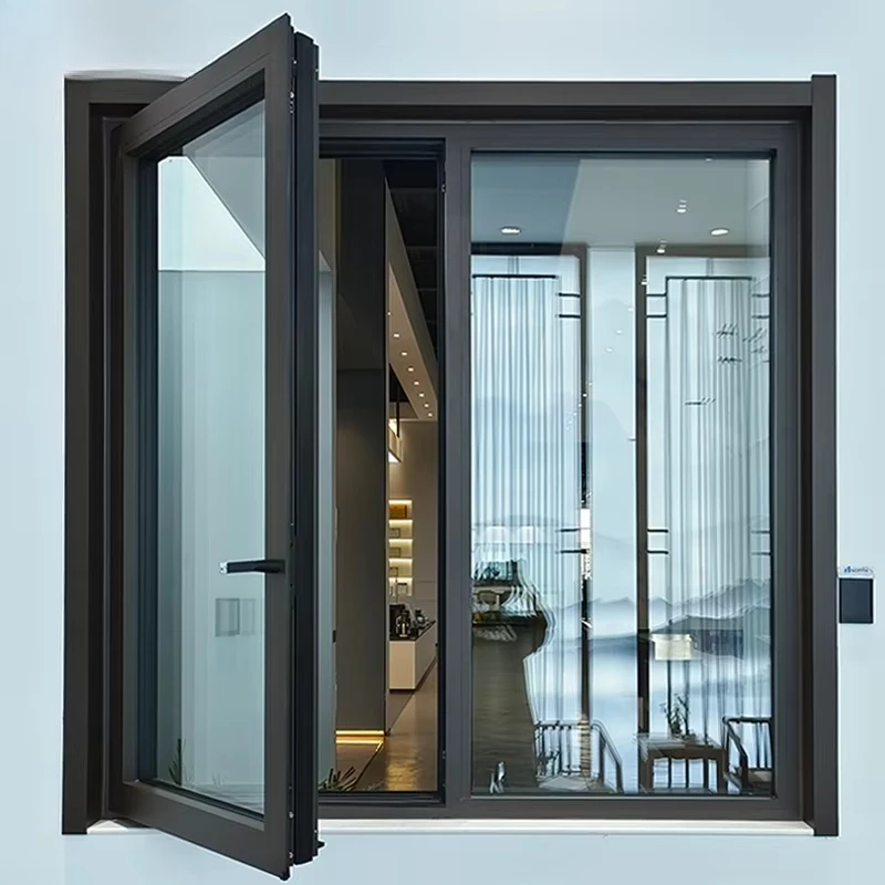 Soundproof NT91 Aluminium Passive Home Window, Passive House Certified Residential Window